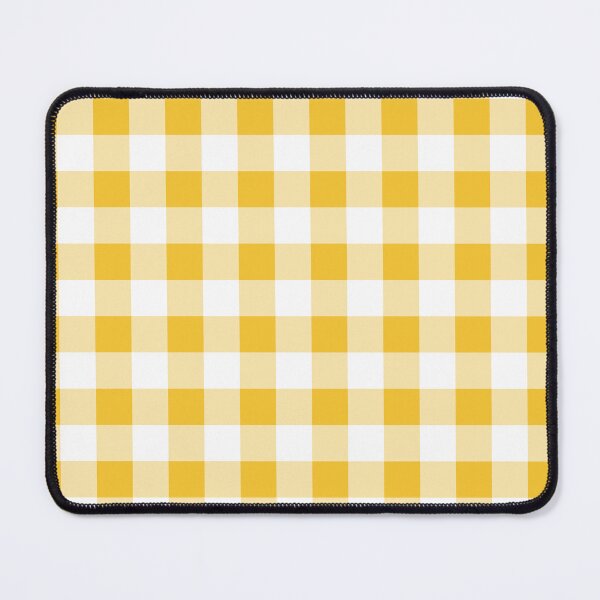Item preview, Yellow and White Buffalo Plaid designed and sold by ValeriesGallery.