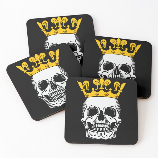 Item preview, Skull King with Golden Crown designed and sold by LeftFieldFunny.