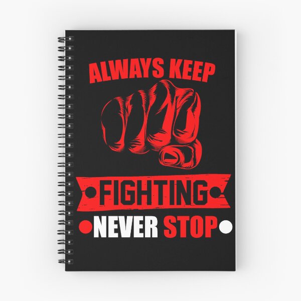 Item preview, always keep fighting, never stop designed and sold by StudentLuxLife.