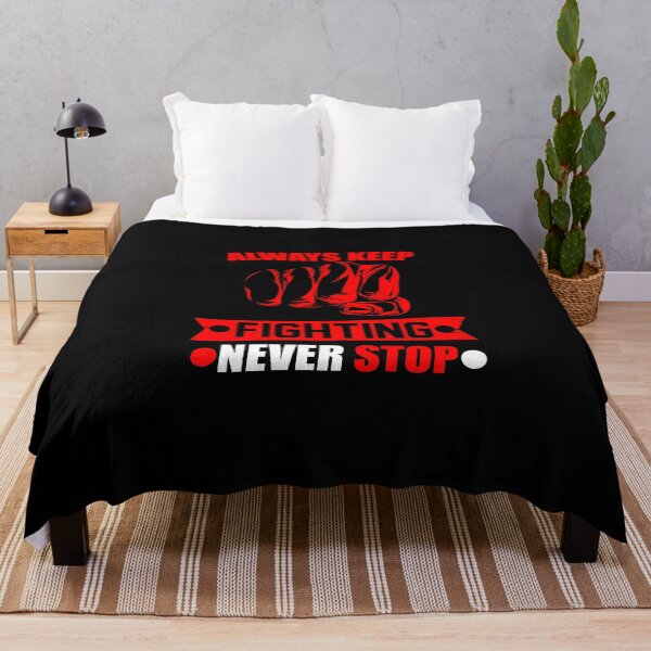Item preview, always keep fighting, never stop designed and sold by StudentLuxLife.