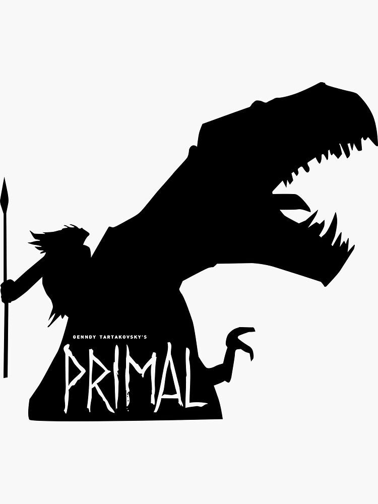 “Primal Genndy Tartakovsky” Sticker for Sale by GiuspyShop | Redbubble