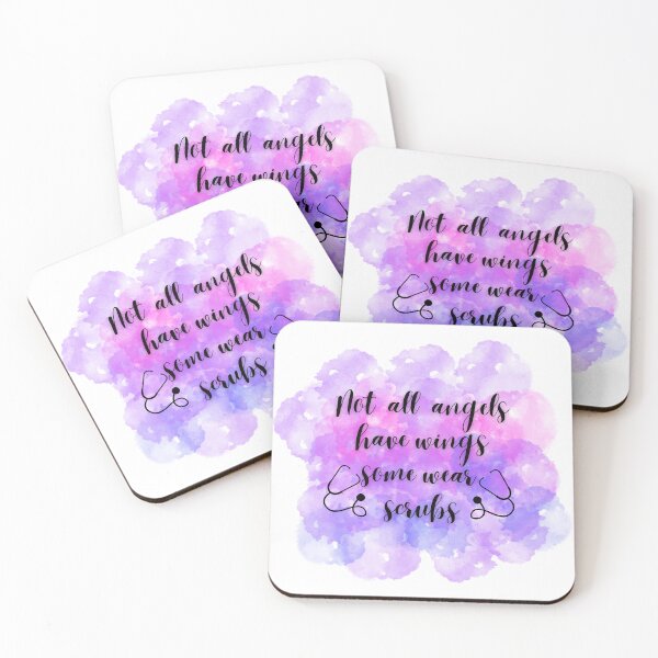Item preview, Not all angels have wings some wear scrubs designed and sold by Medisigne.