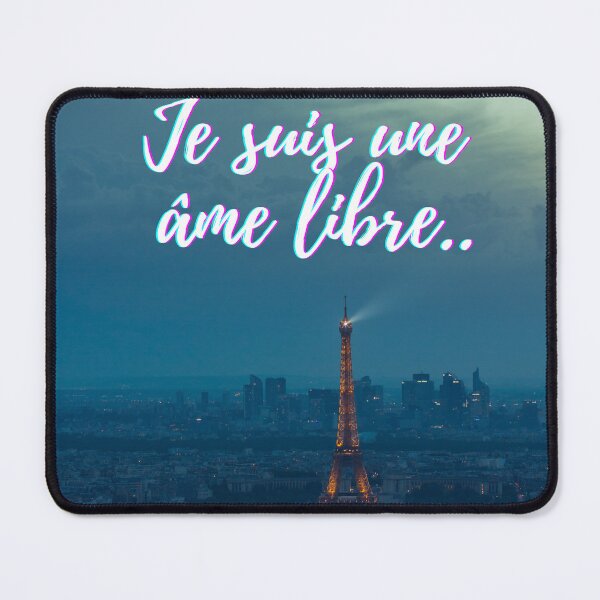 Item preview, I am a free soul - popular french quotes theme gifts  designed and sold by RebelliousRosee.