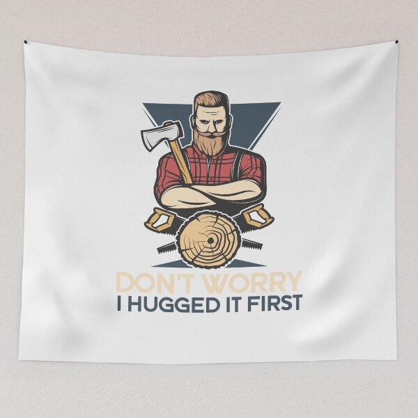 Item preview, Don't Worry I Hugged It First Funny  designed and sold by Mr Wolf.