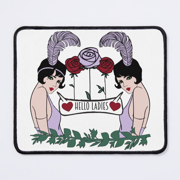 Item preview, Flirty queer 1920s flapper girls retro lesbian LGBTQ+ designed and sold by incurablehippie.