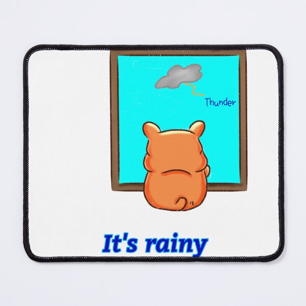 Item preview, Hamster | Hamster Lover - It's rainy v3 designed and sold by FennyWijayaMomo.