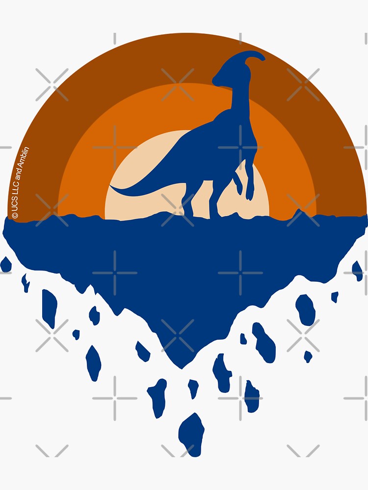 Parasaurolophus Dinosaur Jurassic Park Sticker For Sale By Tridev Designs Redbubble 0550