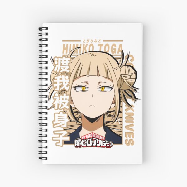 Himiko Toga My Hero Academia Himiko Bnha Spiral Notebook For Sale By Saghanime Redbubble