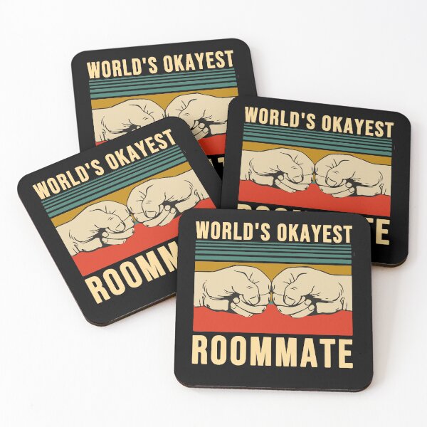 Item preview, World's Okayest Roommate designed and sold by Mr Wolf.