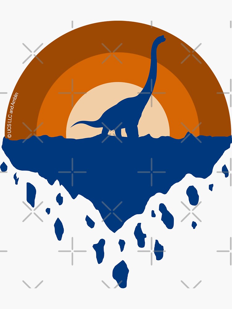 Brachiosaurus Long Neck Dinosaur Jurassic Park Sticker For Sale By Tridev Designs Redbubble 2915