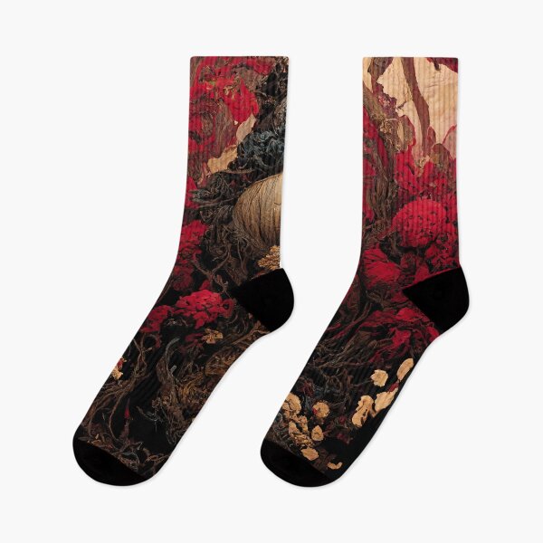 Item preview, Dark red paper mistique illustration designed and sold by MakeitMelo.