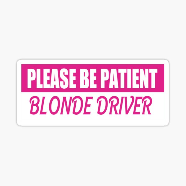 Nervous Driver Please Be Patient Meme Icon Stickers Decal 