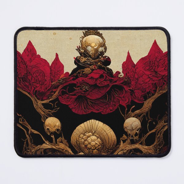 Aperçu de l'œuvre Illustration de papier noir et rouge créée et vendue par MakeitMelo.