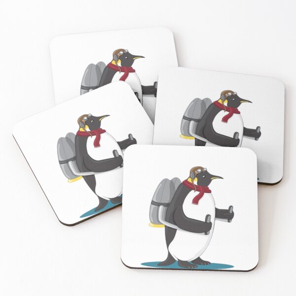 Item preview, Flying Baby Penguin in Pink designed and sold by Stevenobinsun.