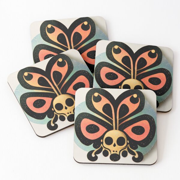 Item preview, Cute Alien Skull Butterfly  designed and sold by GreyRoseDigital.