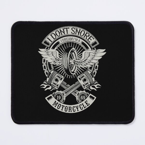 Item preview, I Don't Snore I Dream I'm A Motorcycle designed and sold by Mr Wolf.
