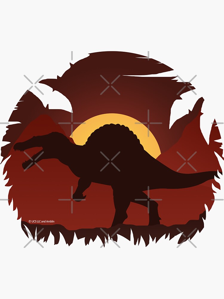 Spinosaurus Dinosaur Jurassic Park Sticker For Sale By Tridev Designs Redbubble 6454