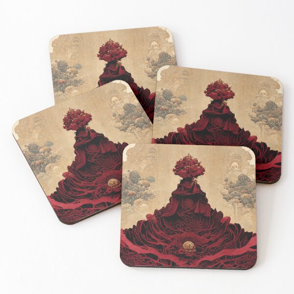 Item preview, Black and Red paper illustration designed and sold by MakeitMelo.