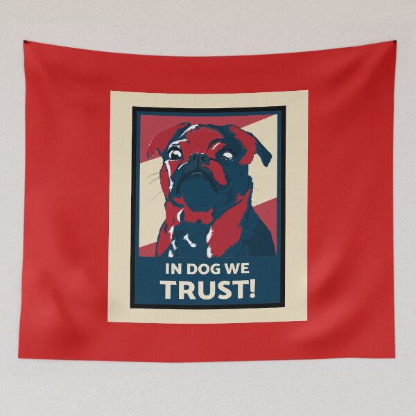Item preview, In dog we trust! designed and sold by Jujulagrande.