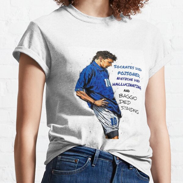 roberto baggio fan t-shirt Italy world 90 94 98 2002