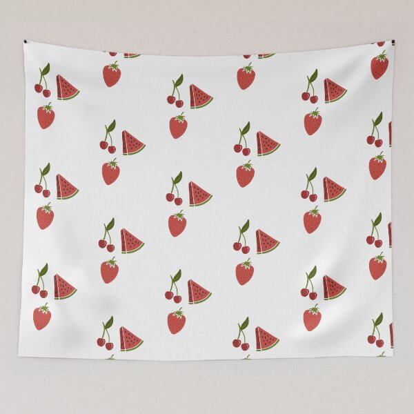 Item preview, Summer Fruits Set, Fruitface, Cute And Beautiful Raspberry Fruit  designed and sold by ImaginedCo.