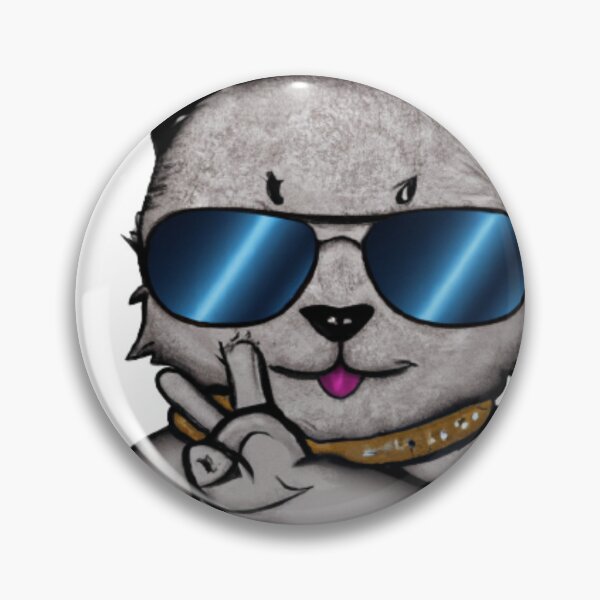 Item preview, Cool cat with glasses peace designed and sold by sabrinadesign.