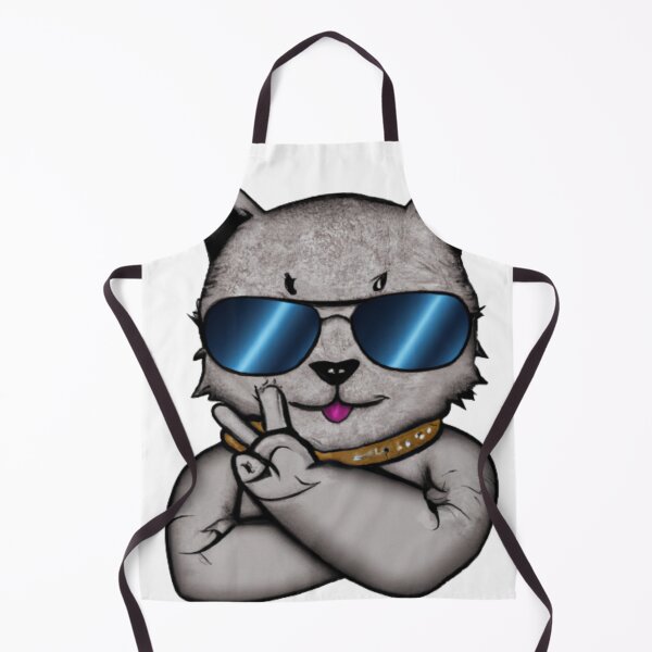 Item preview, Cool cat with glasses peace designed and sold by sabrinadesign.
