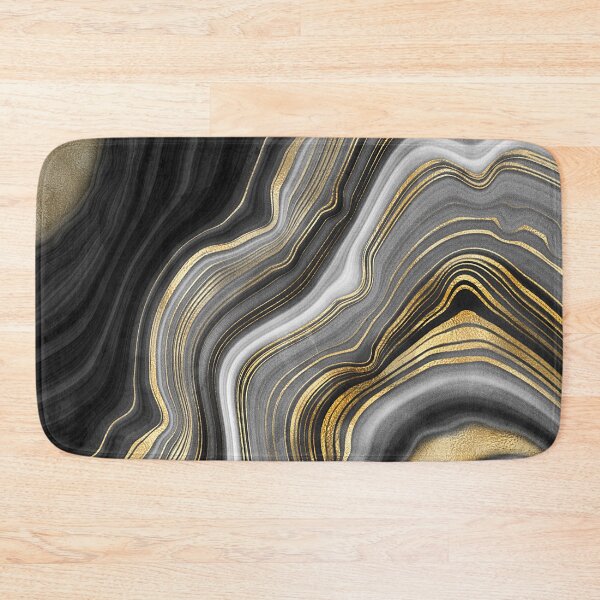Item preview, Black and Gold Agate designed and sold by GWTF-Designs.