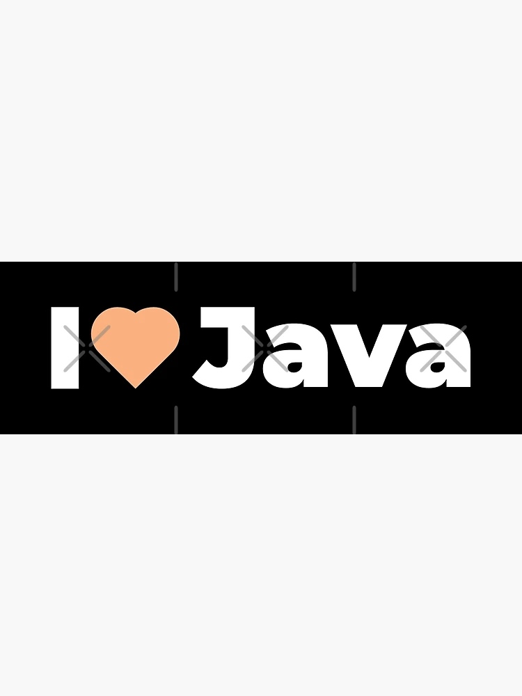 Thumbnail 2 of 2, Postcard, I Love / Heart Java - For Java Programmers / Coders / Developers designed and sold by ItsRainingPxls.