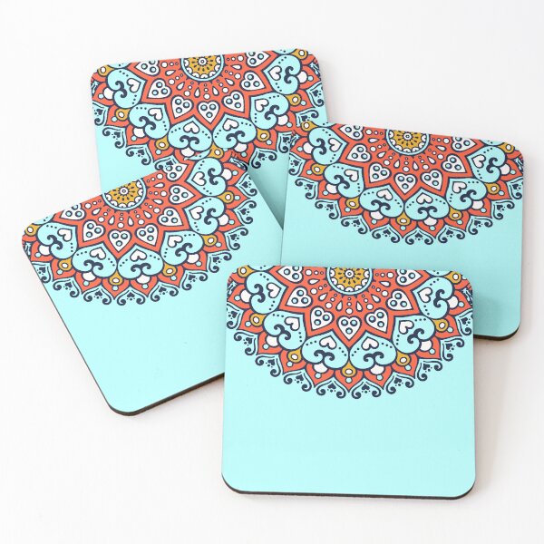 Item preview, Celeste Orange Bohemian Mandala designed and sold by Divine Ease.