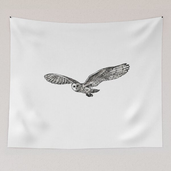 Item preview, Owl in flight designed and sold by PottersArt.