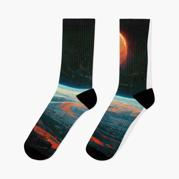 Item preview, Retro Sci-Fi Space View designed and sold by ElectricBrown.