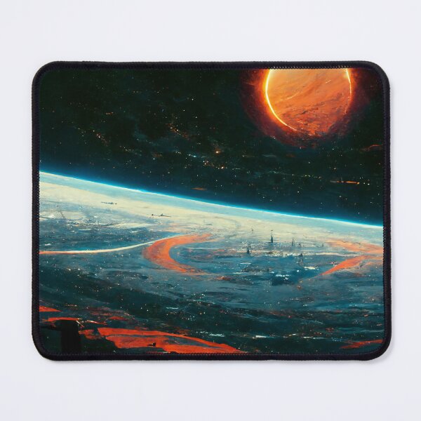 Item preview, Retro Sci-Fi Space View designed and sold by ElectricBrown.