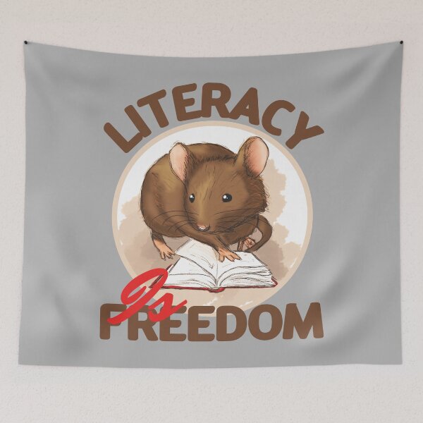 Item preview, LITERACY IS FREEDOM designed and sold by GAADesignz.
