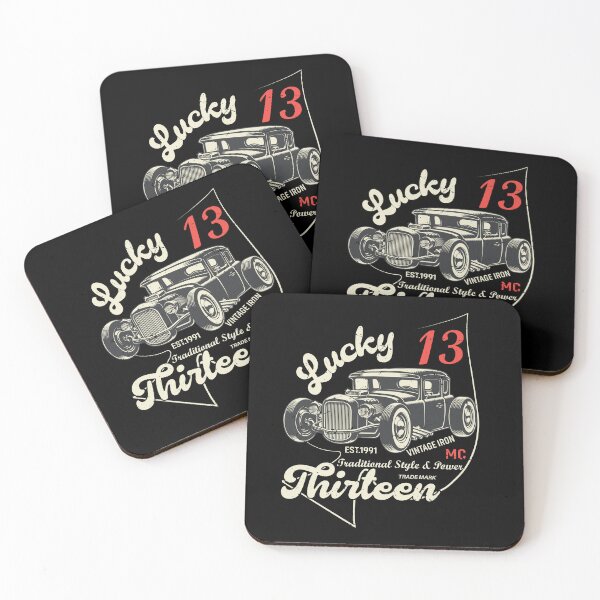 Item preview, Lucky 13 aggressive style vintage car designed and sold by klimov0101.