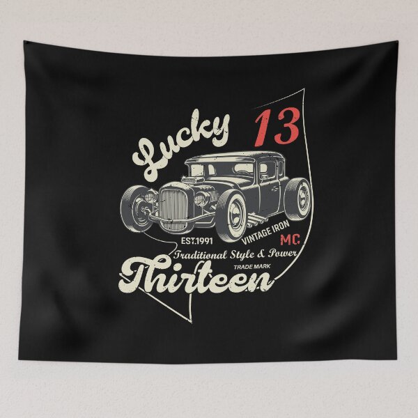 Item preview, Lucky 13 aggressive style vintage car designed and sold by klimov0101.