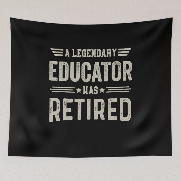 Item preview, The Legendary educator Has Retired T Shirt, educator Retirement Party Gift, Legend, Retiring Birthday Christmas Gift designed and sold by xlnv.