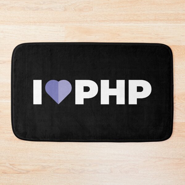 Artikelvorschau, Ich liebe / Herz PHP - Für PHP-Programmierer / Programmierer / Entwickler entworfen und verkauft von ItsRainingPxls.