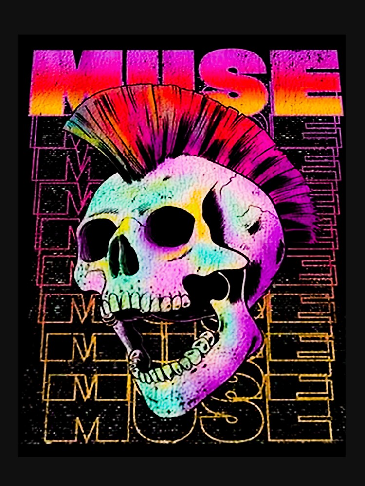 Muse - Simulation Theory - Mohawk Skull Hoodie - Size Medium