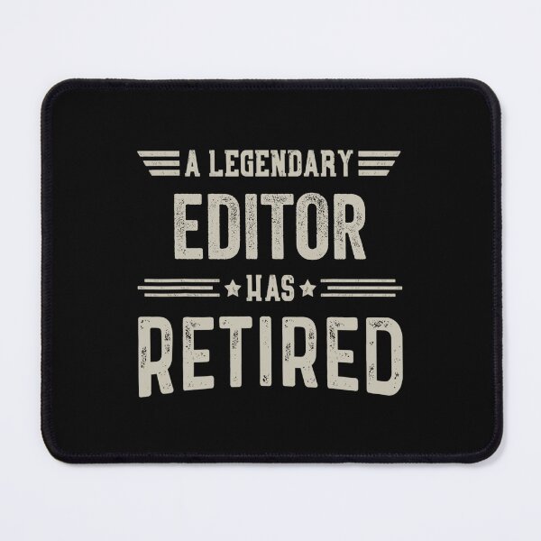 Item preview, The Legendary editor Has Retired T Shirt, editor Retirement Party Gift, Legend, Retiring Birthday Christmas Gift designed and sold by xlnv.