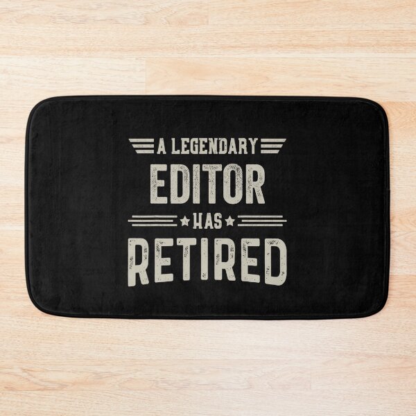 Item preview, The Legendary editor Has Retired T Shirt, editor Retirement Party Gift, Legend, Retiring Birthday Christmas Gift designed and sold by xlnv.