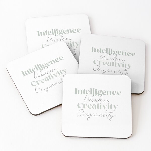 Item preview, Intelligence Wisdom Creativity Originality  designed and sold by PottersArt.