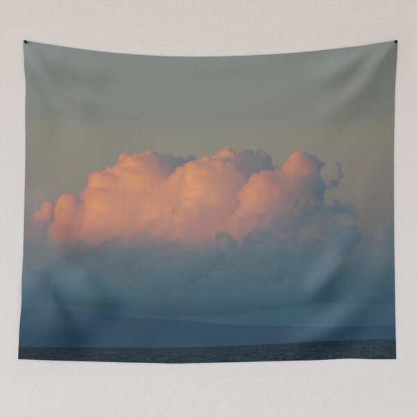 Item preview, Gorgeous sunset in Maui Hawaii.  Bright pink/orange clouds.  - WelshDesigns designed and sold by welshdesigns.