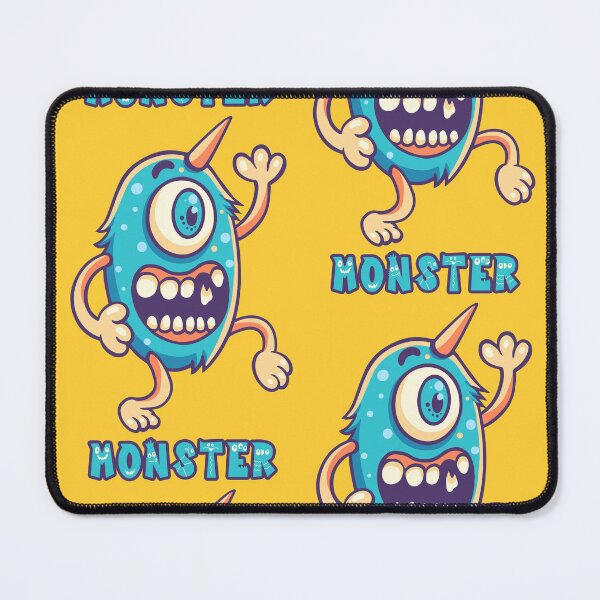Item preview, Blue Monster One Eye Text designed and sold by Goba Bali Studio.