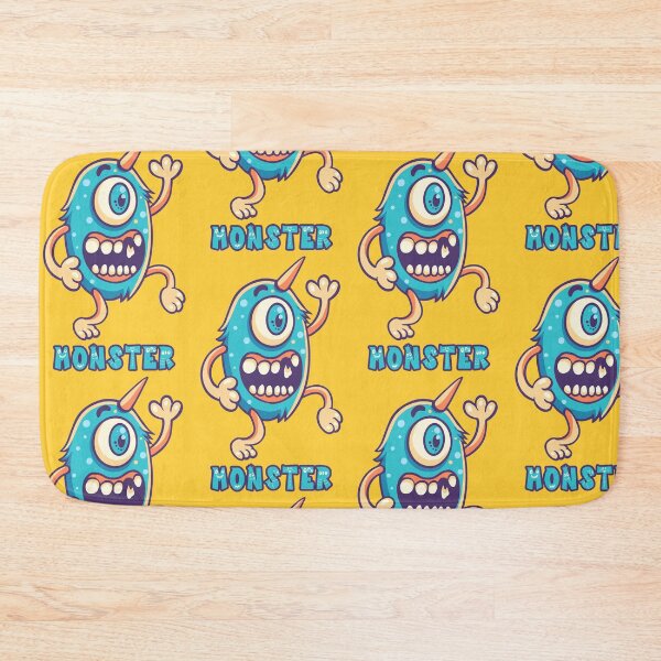 Item preview, Blue Monster One Eye Text designed and sold by Goba Bali Studio.