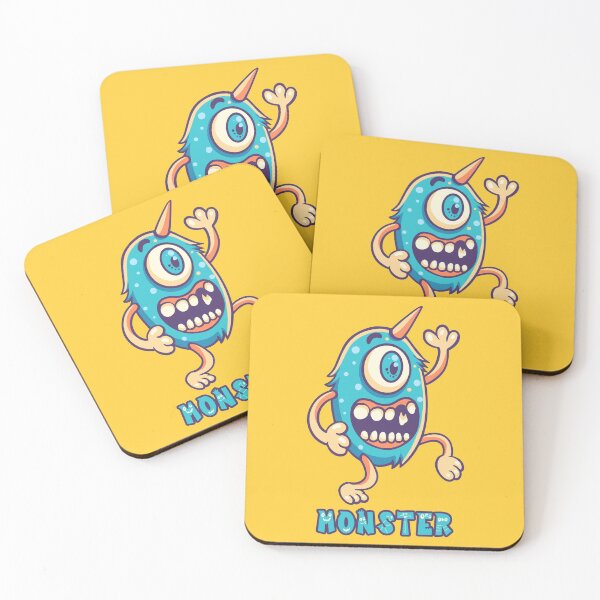 Item preview, Blue Monster One Eye Text designed and sold by Goba Bali Studio.