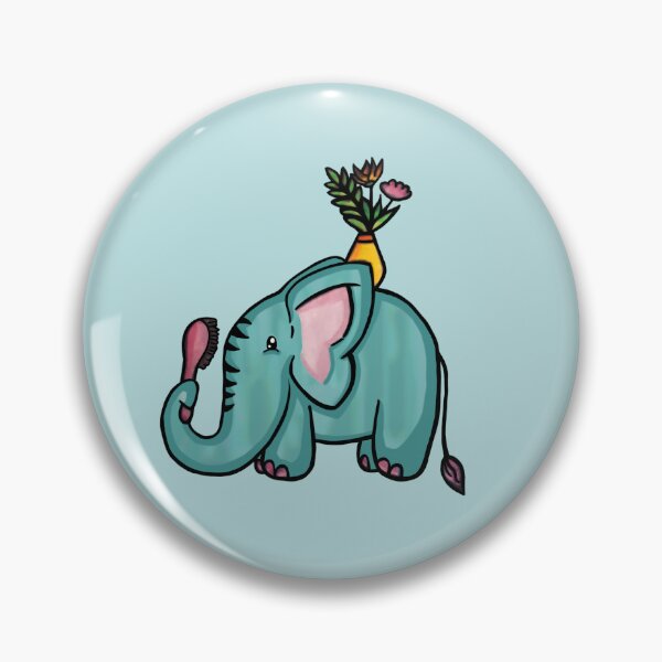 Item preview, Tiny blue elephant  designed and sold by babysnaily.