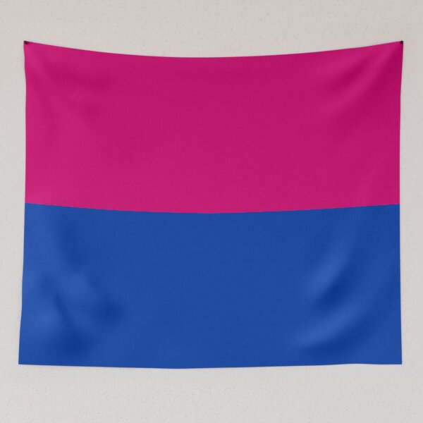 Aperçu de l'œuvre Drapeau de fierté binaire de genre créée et vendue par tumblrbitch.
