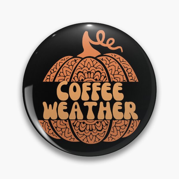 Item preview, Coffee Weather Pumpkin Spice Halloween Fall Autumn designed and sold by SunfullyYours.