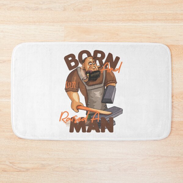 Item preview, BORN AND RAISED A MAN designed and sold by GAADesignz.